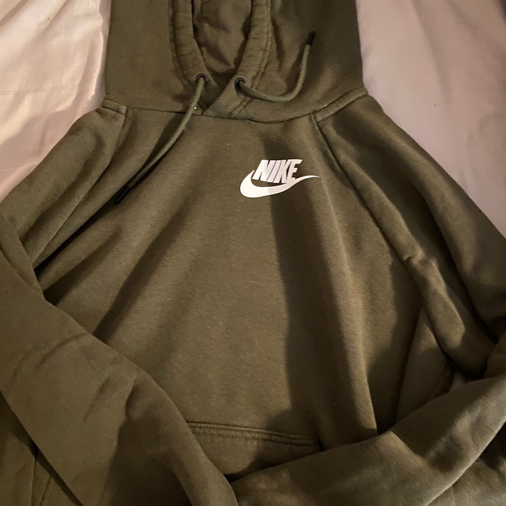 Men’s Army Green Pullover Nike Hoodie